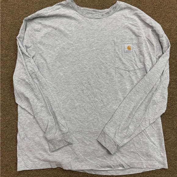 Carhartt Other - Men’s Gray Carhartt Long Sleeve Cotton T-Shirt XL